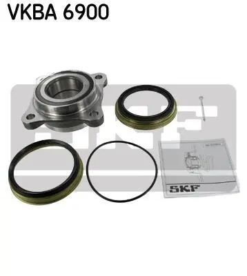 Комплект підшипника колеса передн (без ABS) TOYOTA FORTUNER, HILUX VII, LAND CRUISER PRADO 2.5D-4.0 09.02- SKF VKBA 6900 (фото 1)