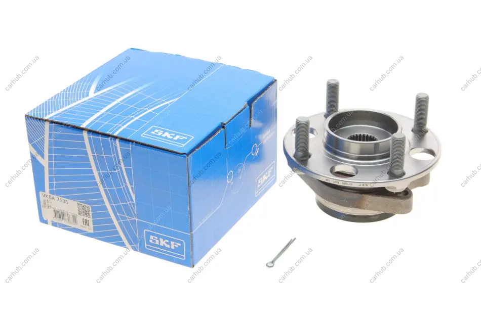 Підшипник маточини (передньої) Nissan Tiida 1.5 dCi/1.6/1.8 07- (+ABS) SKF VKBA 7535 (фото 1)