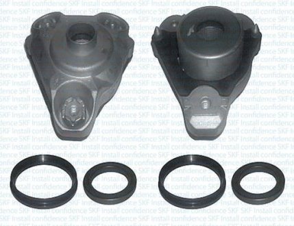 Подушка амортизатора (переднего) 2шт + подшипник 2шт Citroen Jumper/Fiat Ducato/Peugeot Boxer 94- SKF VKDA 35321 T (фото 1)