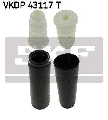 Пилозахисний к-т амортизатора задн AUDI A3, TT SEAT LEON SKODA OCTAVIA I VW BORA, BORA I, GOLF IV, JETTA IV, NEW BEETLE 1.2-3.2 09.96-04.18 SKF VKDP 43117 T (фото 1)