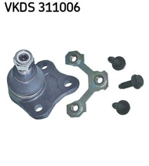 Опора шаровая (передняя/снизу)/L) Audi A3/Seat Toledo/Leon/Skoda Octavia/VW Golf IV 96-10 SKF VKDS 311006