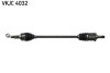 Привідний вал задн/передн Прав 58/820мм HONDA CR-V II, CR-V III 2.0/2.2D/2.4 09.01- SKF VKJC4032 (фото 1)