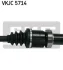 Привідний вал передн прав 351,5/912,5мм FORD FIESTA V, FIESTA VI, FUSION MAZDA 2 1.0-1.6 11.01-04.17 SKF VKJC 5714 (фото 3)