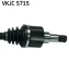 Піввісь (передня) Ford Transit Courier 1.0 EcoBoost (L) (25x23x616) SKF VKJC 5715 (фото 3)