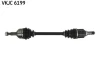 Привідний вал передн лів 64,5/684мм RENAULT FLUENCE, GRAND SCENIC III, MEGANE, MEGANE III, MEGANE IV, SCENIC III 1.2-1.6LPG 11.08- SKF VKJC 6199 (фото 1)