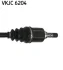 Привідний вал передн лів 64/679мм RENAULT FLUENCE, GRAND SCENIC III, MEGANE, MEGANE III, SCENIC III 1.5D/1.6 11.08- SKF VKJC 6204 (фото 3)