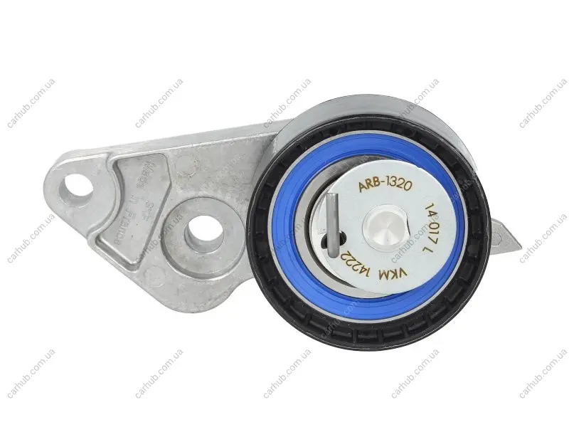 Натягувач ременя ГРМ VOLVO S40 II, V50 FORD FIESTA, FIESTA IV, FIESTA V, FOCUS C-MAX, FOCUS I, FOCUS II, FUSION, PUMA MAZDA 121 III, 2 1.2-1.6ALK 08.95-11.13 SKF VKM 14222 (фото 1)