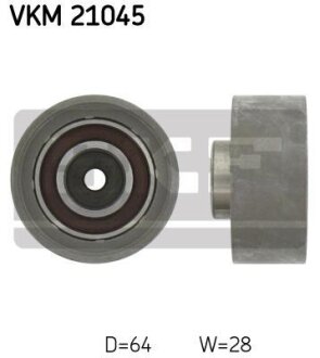 Фото паразитний ролик ременя ГРМ VOLVO 940, 940 II, 960 VW LT 28-35 I, LT 40-55 I 2.4D 08.89-10.98 SKF VKM21045 Паразитний ролик ременя ГРМ VOLVO 940, 940 II, 960 VW LT 28-35 I, LT 40-55 I 2.4D 08.89-10.98 SKF VKM21045