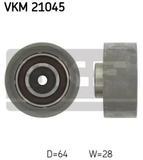 Паразитний ролик ременя ГРМ VOLVO 940, 940 II, 960 VW LT 28-35 I, LT 40-55 I 2.4D 08.89-10.98 SKF VKM 21045