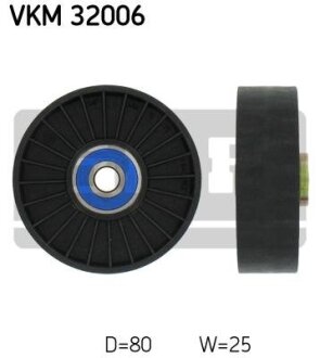 Фото ролик генератора Fiat Doblo 1.9JTD 01 (паразитний) (80х25) SKF VKM 32006 Ролик генератора Fiat Doblo 1.9JTD 01 (паразитний) (80х25) SKF VKM 32006