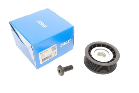 Ролик поліклинового ременя FORD MONDEO III, TRANSIT, TRANSIT TOURNEO JAGUAR X-TYPE I 2.0D/2.2D 06.00-12.09 SKF VKM 34031