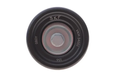 Ролик поліклинового ременя FORD FIESTA V, MAVERICK, MONDEO III, MONDEO IV, TRANSIT FORD USA FUSION 1.8-2.3LPG 10.00- SKF VKM 34051