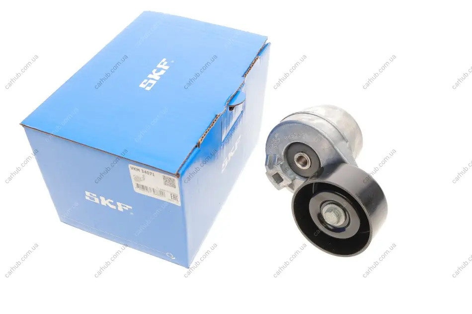 Натяжник ременя генератора Ford Transit 2.4DI/TDCI 00- (76.4x37) SKF VKM 34071 (фото 1)