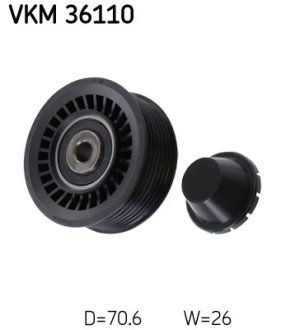 Ролик генератора Renault Megane III/Scenic III 1.2-1.4 12-(паразитний)) SKF VKM 36110