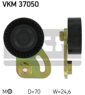 Натягувач поліклинового ременя BMW 3 (E36), 5 (E34), 5 (E39), 7 (E38) LAND ROVER FREELANDER I MG ZT, ZT- T ROVER 75, 75 I 1.7D/2.0D/2.5D 09.91-10.06 SKF VKM 37050