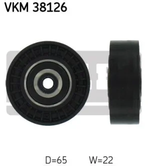Ролик поліклинового ременя MERCEDES A (W168), VANEO (414) 1.4-2.1 07.97-07.05 SKF VKM 38126
