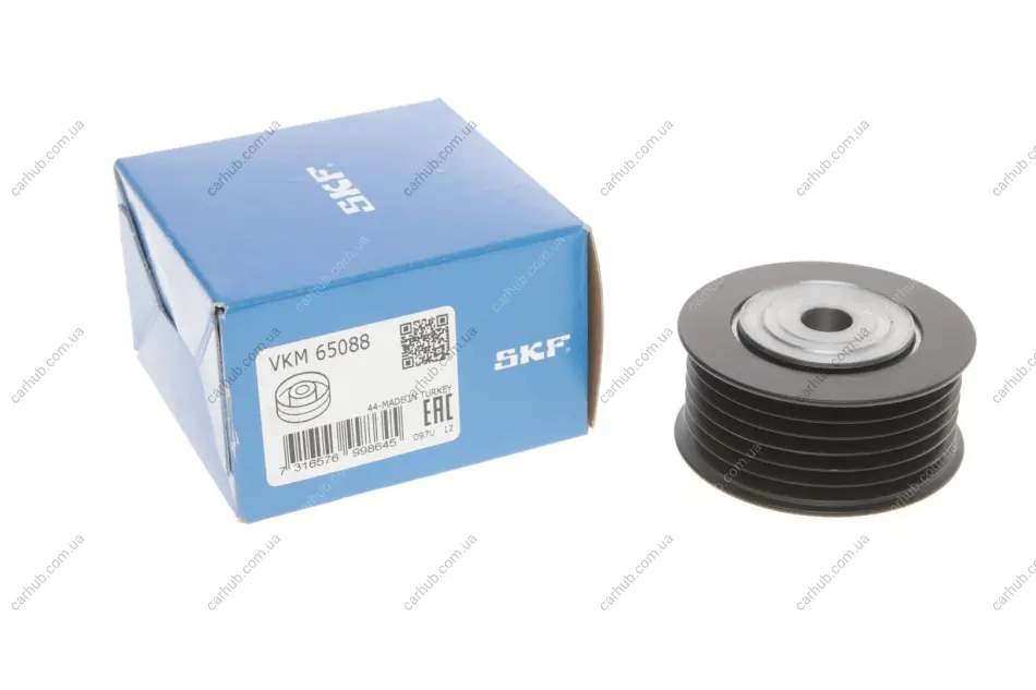 Ролик поліклинового ременя CITROEN C4 AIRCROSS MITSUBISHI ASX, ECLIPSE CROSS, L200, LANCER VIII, OUTLANDER III PEUGEOT 4008 1.8-2.4D 03.09- SKF VKM 65088 (фото 1)