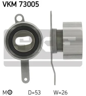 Натягуючий ролик ременя ГРМ HONDA ACCORD VI, CAPA, CITY, CITY III, CITY IV, CIVIC V, CIVIC VI, CRX III, HR-V, LOGO VW CALIFORNIA T4 CAMPER 1.3-2.5D 10.91- SKF VKM 73005