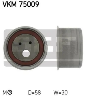 Натягуючий ролик ременя ГРМ VOLVO S40 I, V40 MITSUBISHI CARISMA, COLT IV, GALANT VIII, LANCER IV, LANCER VI, PAJERO PININ I, SPACE STAR 1.8/2.0 04.92-06.07 SKF VKM 75009