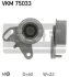 Натягуючий ролик ременя ГРМ HYUNDAI H100, SONATA II MITSUBISHI CORDIA, GALANT IV, GALANT V, L 300 III, LANCER II, PAJERO II, SAPPORO II, SPACE, TREDIA 1.8/2.0/2.4 08.80-05.04 SKF VKM 75033 (фото 1)