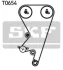 Комплект ГРМ (ремінь + ролик) OPEL ASTRA F, ASTRA G, KADETT E, KADETT E COMBO, VECTRA A 1.7D 08.88-04.05 SKF VKMA 05202