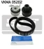 Комплект ГРМ (ремінь + ролик) OPEL ASTRA F, ASTRA G, KADETT E, KADETT E COMBO, VECTRA A 1.7D 08.88-04.05 SKF VKMA 05202 (фото 2)