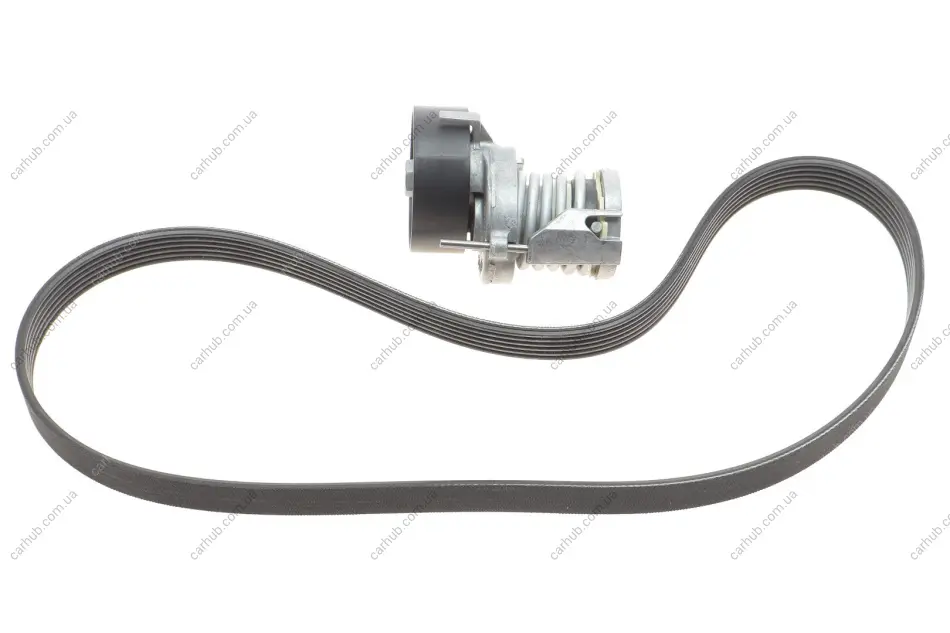Комплект ременя генератора Audi A2/Seat Ibiza/Skoda Fabia/VW Golf/Polo 1.4/1.6/1.6FSI 97-15 (6PK1076) SKF VKMA 31216 (фото 1)