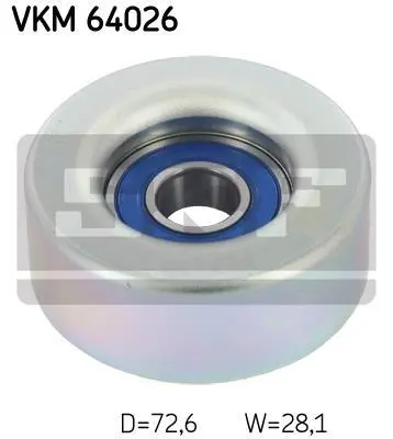 Комплект поликлинових ременів (з роликами) MAZDA 2, 3 1.3-1.6 07.07-05.19 SKF VKMA 64111 (фото 1)
