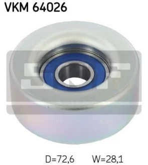 Комплект поликлинових ременів (з роликами) MAZDA 2, 3 1.3-1.6 07.07-05.19 SKF VKMA 64111