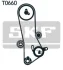 Комплект ГРМ (ремінь + ролик) TOYOTA COROLLA, COROLLA FX, STARLET 1.0/1.3 08.83-07.99 SKF VKMA 91201 (фото 1)