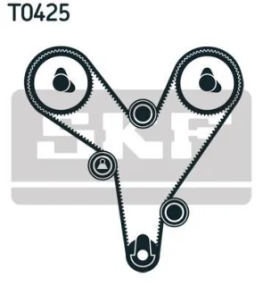 Комплект ГРМ (ремінь + ролик) FORD USA PROBE II MAZDA 323 F V, 626 IV, MX-3, MX-6, XEDOS 6, XEDOS 9 1.8-2.5 01.92-09.02 SKF VKMA 94000