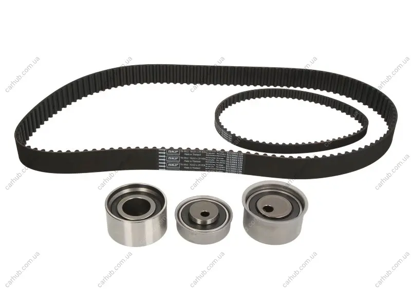 Комплект ГРМ (ремінь + ролик) CHERY TIGGO GREAT WALL COWRY, TENGYI V80 HYUNDAI SONATA IV KIA SORENTO I MITSUBISHI GALANT VIII, SPACE, SPACE RUNNER 2.0/2.4 09.96-12.14 SKF VKMA 95627 (фото 1)