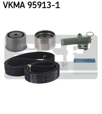 Комплект ГРМ (ремінь + ролик) HYUNDAI XG MITSUBISHI PAJERO II, PAJERO SPORT I 3.0 12.90- SKF VKMA 95913-1 (фото 1)