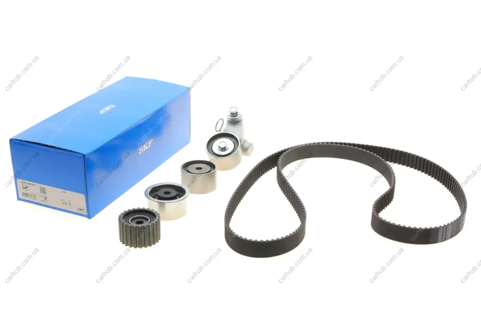 Комплект ГРМ (ремінь + ролик) SUBARU FORESTER, IMPREZA, LEGACY III, LEGACY IV, LEGACY V, OUTBACK 1.6-2.5LPG 08.92- SKF VKMA 98109 (фото 1)