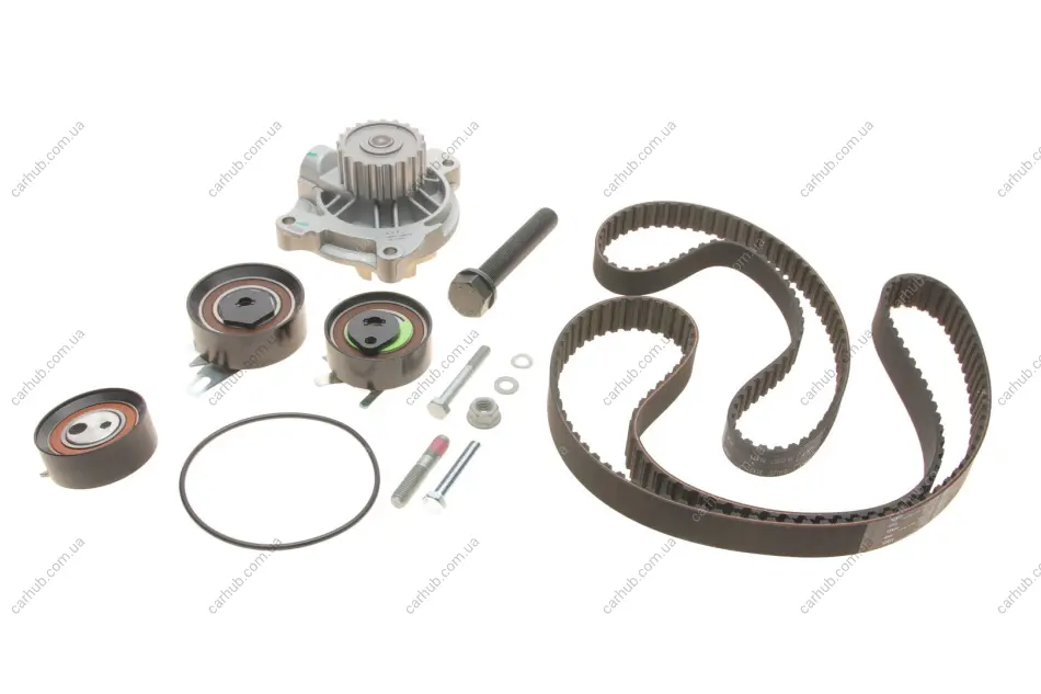 Комплект ГРМ + ТНВД + помпа VW LT 2.5SDI/VW T4 2.5 TDI 96-06 (26.5x122z/21x81z) (3 ролика+2 ременя) SKF VKMC 01258-1 (фото 1)