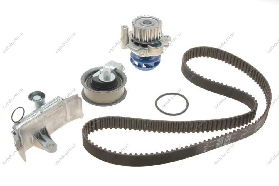 Комплект ГРМ (ремінь + ролик + водяний насос) AUDI A3, A4 B5, A6 C5, TT SEAT ALHAMBRA, CORDOBA, IBIZA II, LEON, TOLEDO II SKODA OCTAVIA I VW BORA, BORA I, GOLF IV 1.6D/1.8 01.95-11.16 SKF VKMC 01936 (фото 1)