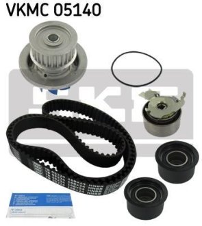 Комплект ГРМ, пас+ролик+помпа SKF VKMC05140