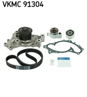 Комплект ГРМ (ремінь + ролик + водяний насос) LEXUS ES, RX TOYOTA ALPHARD I, CAMRY, HARRIER, HIGHLANDER / KLUGER, PREVIA II, SIENNA, SOLARA 3.0/3.3/3.3H 08.96-09.13 SKF VKMC 91304