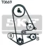 Комплект ГРМ (ремінь + ролик + водяний насос) HONDA ACCORD IV, ACCORD V, ACCORD VI, PRELUDE IV, PRELUDE V, SHUTTLE ROVER 600 I 1.8-2.3 01.90-12.01 SKF VKMC 93600