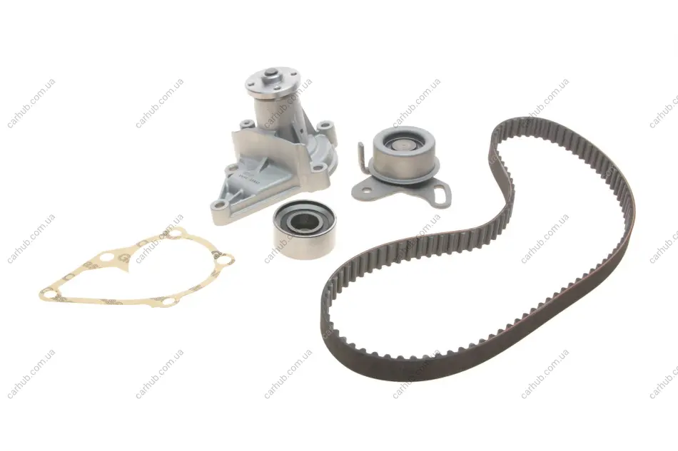 Комплект ГРМ (ремінь + ролик + водяний насос) HYUNDAI ACCENT, ACCENT I, ACCENT II, ACCENT III, COUPE I, COUPE II, ELANTRA III, GETZ, MATRIX KIA CERATO I, RIO II 1.3-1.6 10.94-12.11 SKF VKMC 95632 (фото 1)