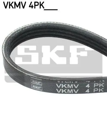 Поліклиновий ремінь (4PK735) FORD MONDEO III, TRANSIT, TRANSIT TOURNEO JAGUAR X-TYPE I RENAULT CLIO I, CLIO II, KANGOO, KANGOO EXPRESS, TWINGO I ROVER 100, 100 / METRO, 200 II 1.1-2.2D 10.89- SKF VKMV 4PK735 (фото 1)