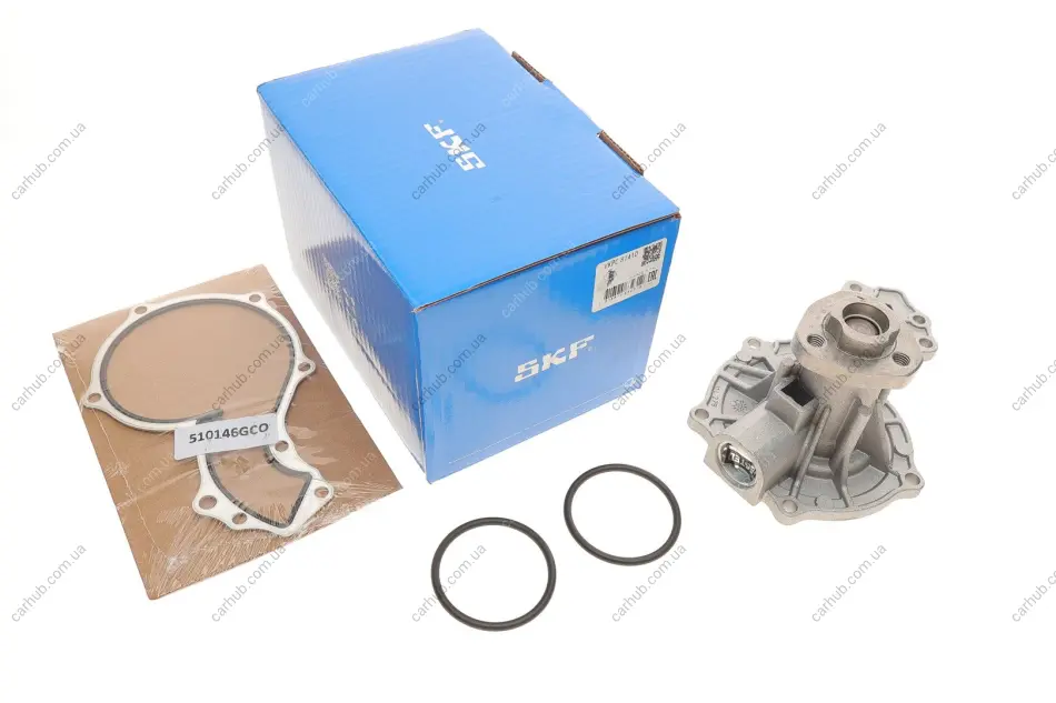 Помпа води Audi A6/Seat Cordoba/Ibiza II/VW Caddy I-II/Golf I-IV/T3/T4 1.3-2.0 75-10 SKF VKPC 81410 (фото 1)