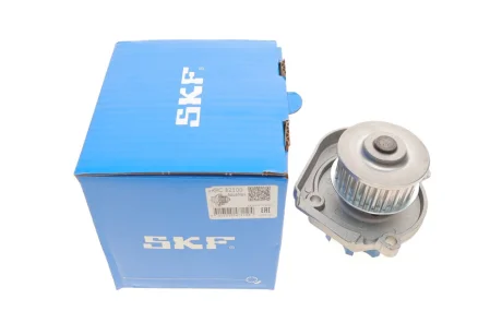 Насос охолоджуючої рідини, без прокладки ABARTH 124 SPIDER, 500 / 595 / 695, 500C / 595C / 695C, GRANDE PUNTO, PUNTO, PUNTO EVO ALFA ROMEO GIULIETTA, MITO FIAT 124 SPIDER 1.1-1.4LPG 01.98- SKF VKPC 82100