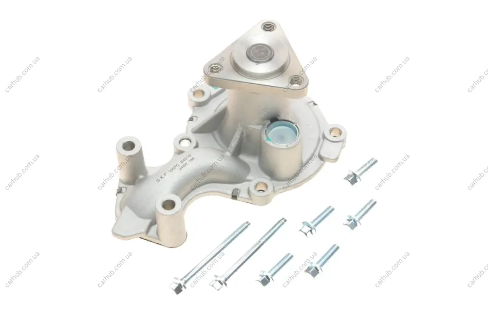 Насос охолоджуючої рідини, з ущільненням FORD B-MAX, C-MAX II, ECOSPORT, FIESTA VI, FIESTA VII, FOCUS III, GRAND C-MAX, MONDEO V, TOURNEO CONNECT V408 NADWOZIE WIELKO 1.0-1.1LPG 02.12- SKF VKPC 84219 (фото 1)