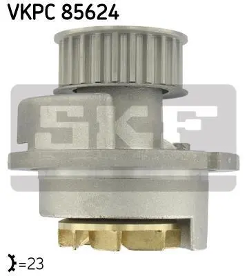 Насос охолоджуючої рідини, з ущільненням CHEVROLET ASTRA, VIVA OPEL ASTRA G, ASTRA H, ASTRA H GTC, CORSA C, MERIVA A, SIGNUM, TIGRA, VECTRA B, VECTRA C, VECTRA C GTS, ZAFIRA A 1.8 10.95-02.15 SKF VKPC 85624 (фото 1)