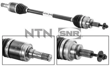 Піввісь (задня) Volvo S60/S80/V60/V70XC60/XC70 2.4D/3.0-4.4 09- (36z/29z/779/751mm) (+ABS44z) SNR NTN DK65.002 (фото 1)