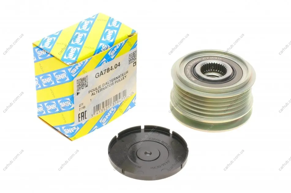 Шків генератора Hyundai Accent/i20/Kia Cee\'d 1.1-1.7CRDi 04- SNR SNR NTN GA784.04 (фото 1)