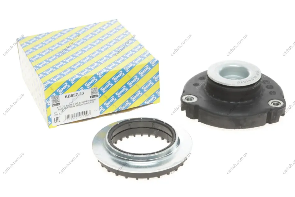 Подушка амортизатора (переднього) + підшипник Skoda Fabia/Roomster/VW Fox/Polo 1.0-2.0 95- SNR SNR NTN KB657.13 (фото 1)
