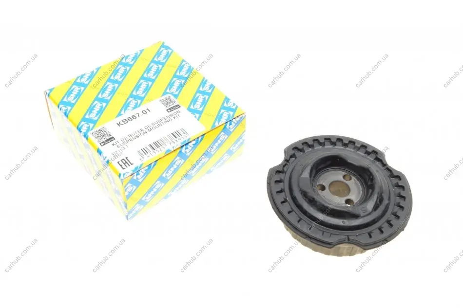 Подушка амортизатора (переднього) Audi Q7/VW Touareg 02-15 SNR SNR NTN KB667.01 (фото 1)