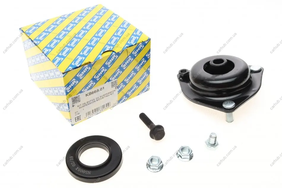 Подушка амортизатора (переднього) + підшипник Nissan Almera 1.5-2.0 dCi 00-06 SNR SNR NTN KB668.01 (фото 1)